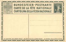 Bundesfeier Postkarte 1912