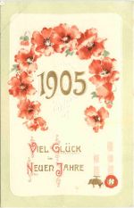 Jahreszahl 1905 - Neujahr