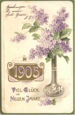 Jahreszahl 1905 - Neujahr