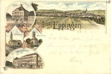 Gruss aus Eppingen - Litho