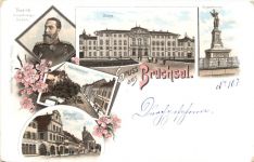 Gruss aus Bruchsal - Litho