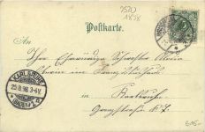 Gruss aus Bruchsal - Litho