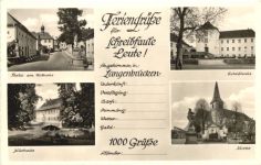Langenbrücken - Feriengrüsse für schreibfaule Leute