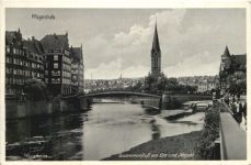 Pforzheim - Zusammenfluß von Enz und Nagold