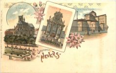 Souvenir de Nevers - Litho