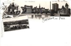 Souvenir de Pau - Litho