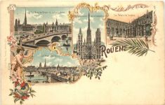 Rouen - Litho - Verlag Carl Künzli