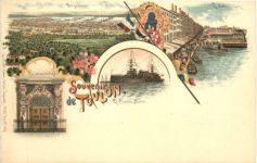 Souvenir de Toulon - Litho - Verlag Carl Künzli