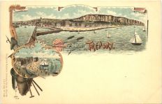 Souvenir du Treport - Litho