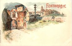 Fontarabie - Litho