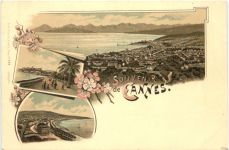 Souvenir de Cannes - Litho - Verlag Carl Künzli
