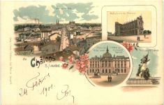 Souvenir de Chalons - Litho