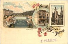 Souvenir de Dijon - Litho - Verlag Carl Künzli