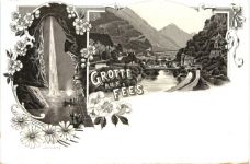 Saint Maurice - Grotte aux Fees - Litho