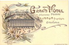 Grenoble - Grand Hotel Thibaun - Litho