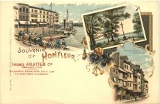 Souvenir de Honfleur - Litho - Verlag Carl Künzli