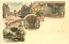 Souvenir de Fontainbleau - Litho