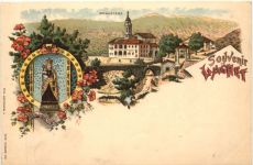 Souvenir du Laghet - Litho