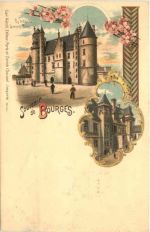 Souvenir de Bourges - Litho - Verlag Carl Künzli
