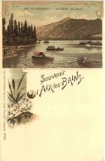 Souvenir d Aix les Bains - Litho - Verlag Carl Künzli
