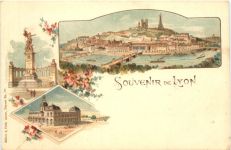 Souvenir de Lyon - Litho