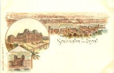 Souvenir de Lyon - Litho