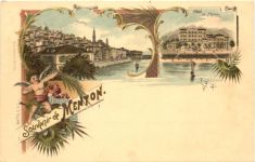 Souvenir de Menton - Litho - Verlag Carl Künzli