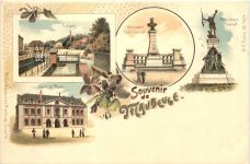 Souvenir de Maubeuge - Litho