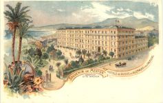 Souvenier de Menton - Litho