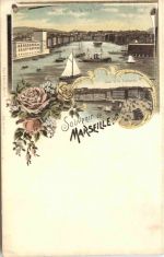 Souvenir de Marseille - Litho - Verlag Carl Künzli