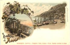 Ricordo di Amalfi - Litho - Verlag Carl Künzli