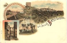 Un Saluto da Bordighera - Litho