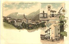 Souvenir de Pieve di Cadore - Litho