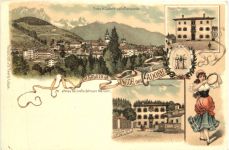Souvenir de Pieve di Cadore - Litho