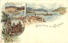 Gruss aus Como - Litho