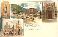 Como - Grand Hotel Plinius - Litho