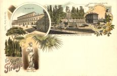 Un Saluto da Firenze - Litho - Verlag Carl Künzli