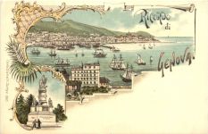Ricordo di Genova - Litho - Verlag Carl Künzli