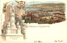Ricordo di Genova - Litho - Verlag Carl Künzli