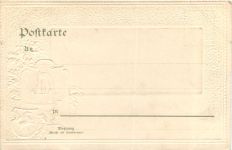 Porta Westfalica - Litho - Prägekarte