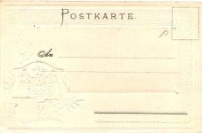 Wiesbaden - Litho - Prägekarte