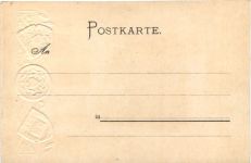 Wittenberg - Litho - Prägekarte