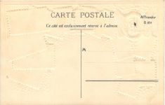 Briefmarken Frankreich - Litho Prägekarte