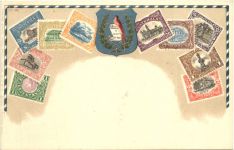 Briefmarken Guatemala - Litho Prägekarte