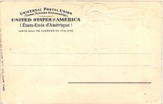 Briefmarken USA - Litho Prägekarte
