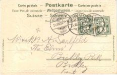 Rütli - Litho Prägekarte