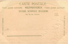 Küsnacht mit Rigi - Litho Prägekarte