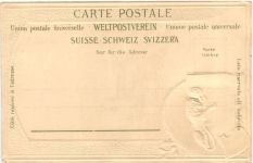Luzern - Litho Prägekarte