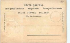 Chur - Litho Prägekarte