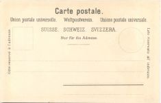 Kanton Aargau Wappen - Litho Prägekarte